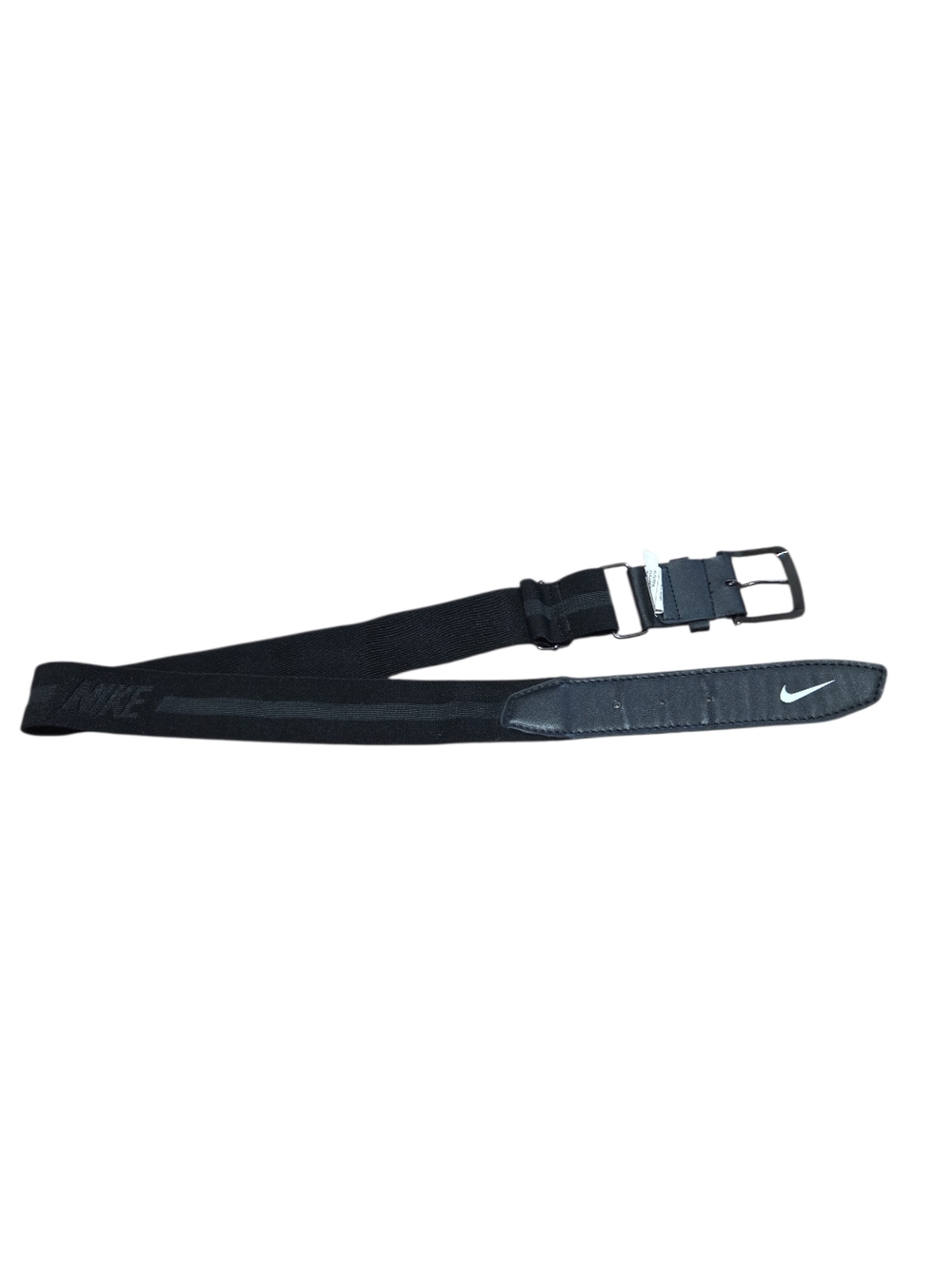 Nike Adjustable Belt used for sports like baseball or golf One Size Black Logo
